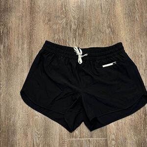 Vuori Women's Black Clementine 2.0 -4 inch inseam Athletic Shorts